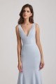 Double V-Neck Bridesmaid Dresses Mermaid Floor Length