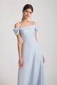Maxi Length Cold Shoulder A-Line Bridesmaid Dresses