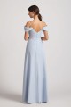 Maxi Length Cold Shoulder A-Line Bridesmaid Dresses
