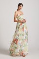 Floral Bridesmaid Dresses with Strapless Sweetheart