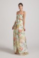 Floral Bridesmaid Dresses with Strapless Sweetheart